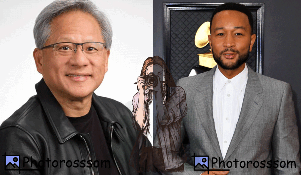 Jensen Huang and John Legend