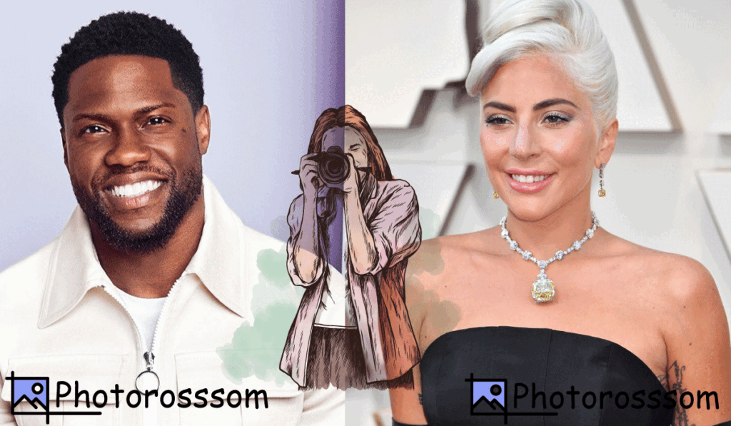 Kevin Hart and Lady Gaga
