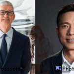 Tim Cook and Robin Li