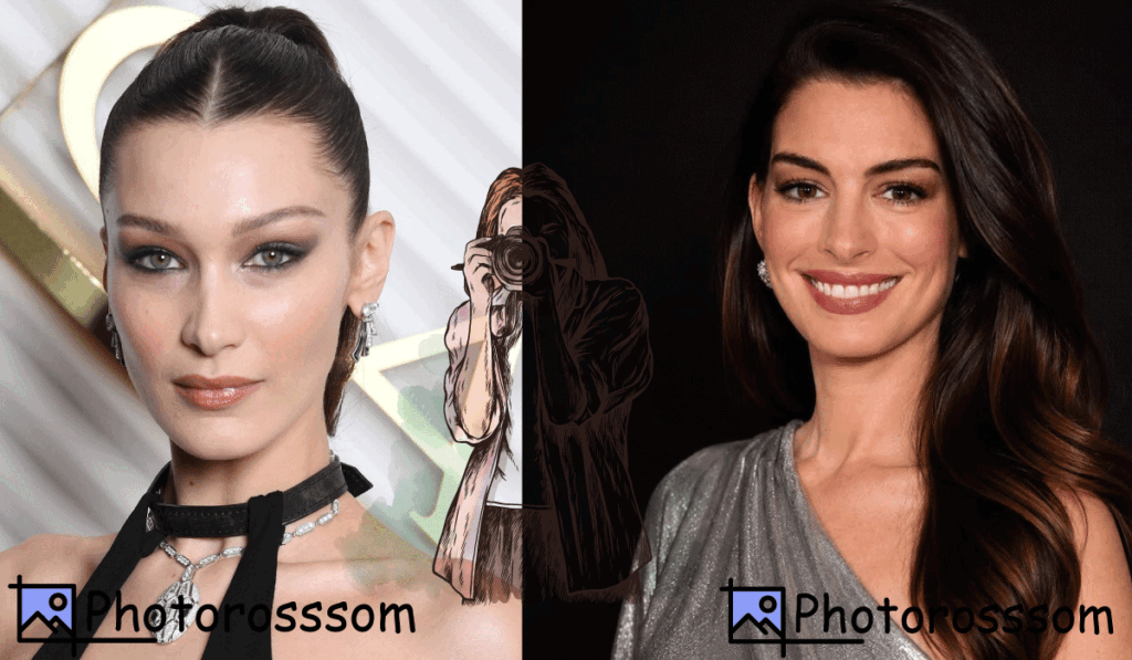 Bella Hadid and Anne Hathaway