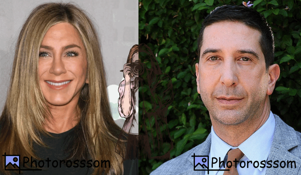 Jennifer Aniston and David Schwimmer