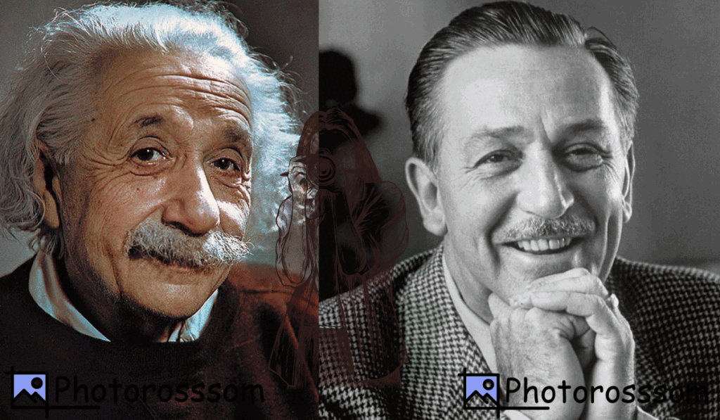 Albert Einstein and Walt Disney