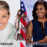 Ellen Degeneres and Michelle Obama